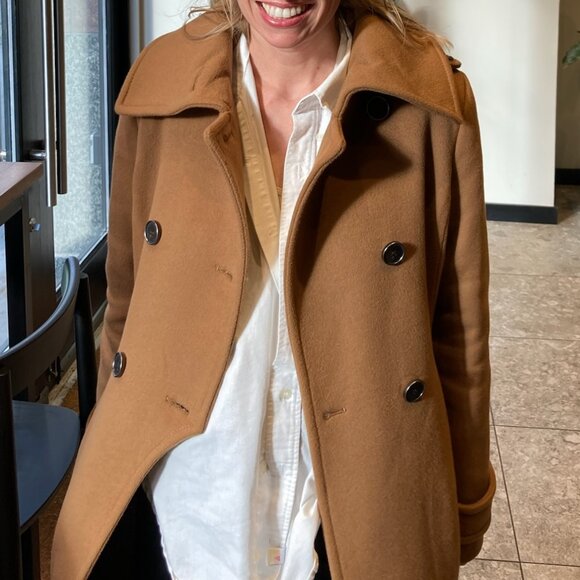 Mackage Elodie Wool Coat Size XS in Camel - Picture 3 of 16